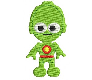 Stickmuster - Roboter Robo 5